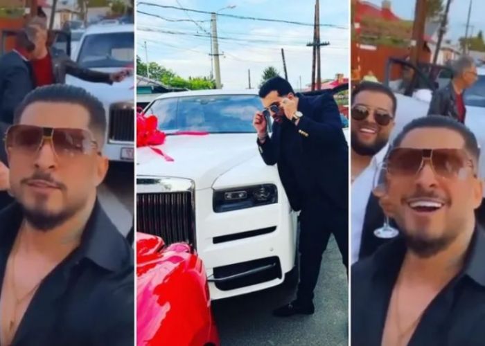 Tzancă Uraganu şi-a luat bolid de peste 350.000 $. Manelistul se laudă cu un Rolls Royce Cullinan - VIDEO