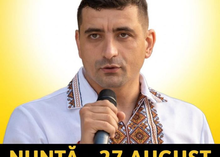 George Simion invită toată țara la nunta sa! Ce pretenții are privind darul și ce artiști cântă la eveniment