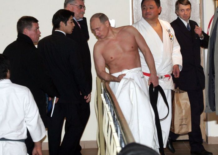 Liderii G7 își bat joc de macho -ul Putin pentru pozele la bustul gol: Trebuie să ne arătăm pectoralii FOTO