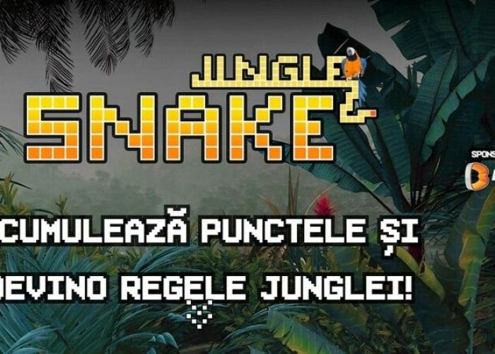 Ai fost vreodată în junglă? Joacă Jungle Snake și câștigă premii săptămânale!